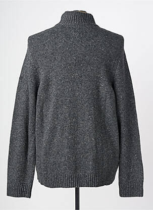 Gilet manches longues tissage chiné gris CAMEL ACTIVE homme