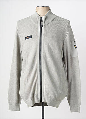Gilet manches longues tissage chiné gris CAMEL ACTIVE homme