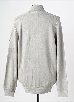 Gilet manches longues tissage chiné gris CAMEL ACTIVE homme