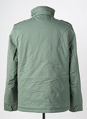 Parka finition intérieure doublure satiné sans capuche vert U.S. POLO ASSN homme