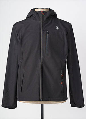 Veste casual poches noir U.S. POLO ASSN homme