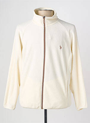 Polaire resserrée sur le bas beige U.S. POLO ASSN homme