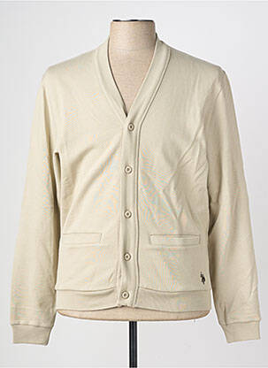 Veste casual fermeture boutonnée sur le devant vert U.S. POLO ASSN homme