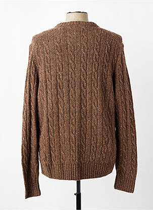 Pull col rond manches longues marron CAMEL ACTIVE homme