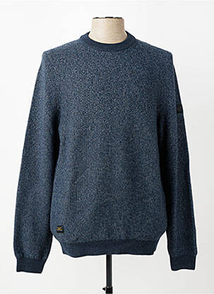 Pull col rond manches longues bleu CAMEL ACTIVE homme