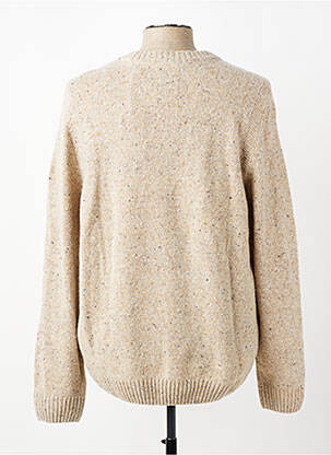 Pull col rond manches longues beige CAMEL ACTIVE homme