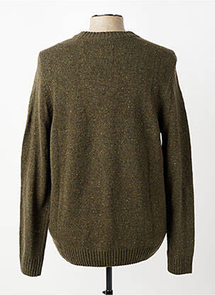 Pull col rond manches longues vert CAMEL ACTIVE homme