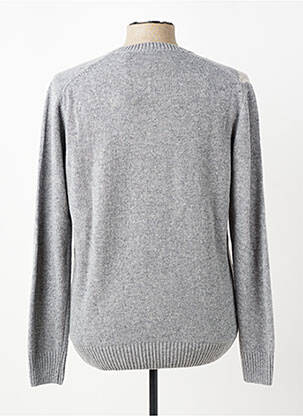 Pull col rond manches longues gris U.S. POLO ASSN homme
