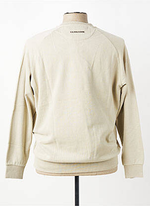 Sweat-shirt broderie manches longues beige U.S. POLO ASSN homme
