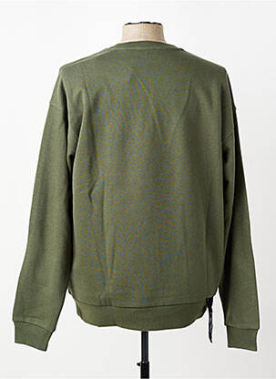 Sweat-shirt broderie manches longues vert U.S. POLO ASSN homme