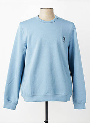 Sweat-shirt stretch manches longues bleu U.S. POLO ASSN homme