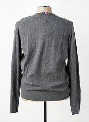 Pull col rond manches longues gris U.S. POLO ASSN homme