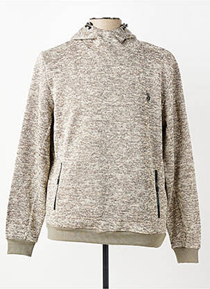 Sweat-shirt à capuche manches longues manches longues vert U.S. POLO ASSN homme