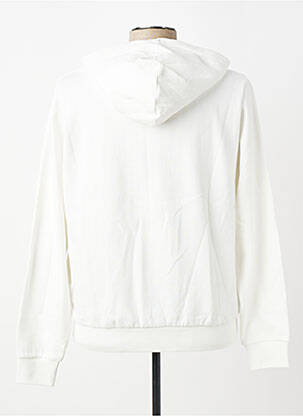 Sweat-shirt à capuche sérigraphie floquée manches longues blanc U.S. POLO ASSN homme