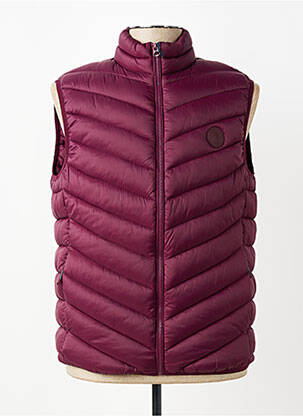Doudoune fermeture zippée sur le devant sans capuche violet U.S. POLO ASSN homme