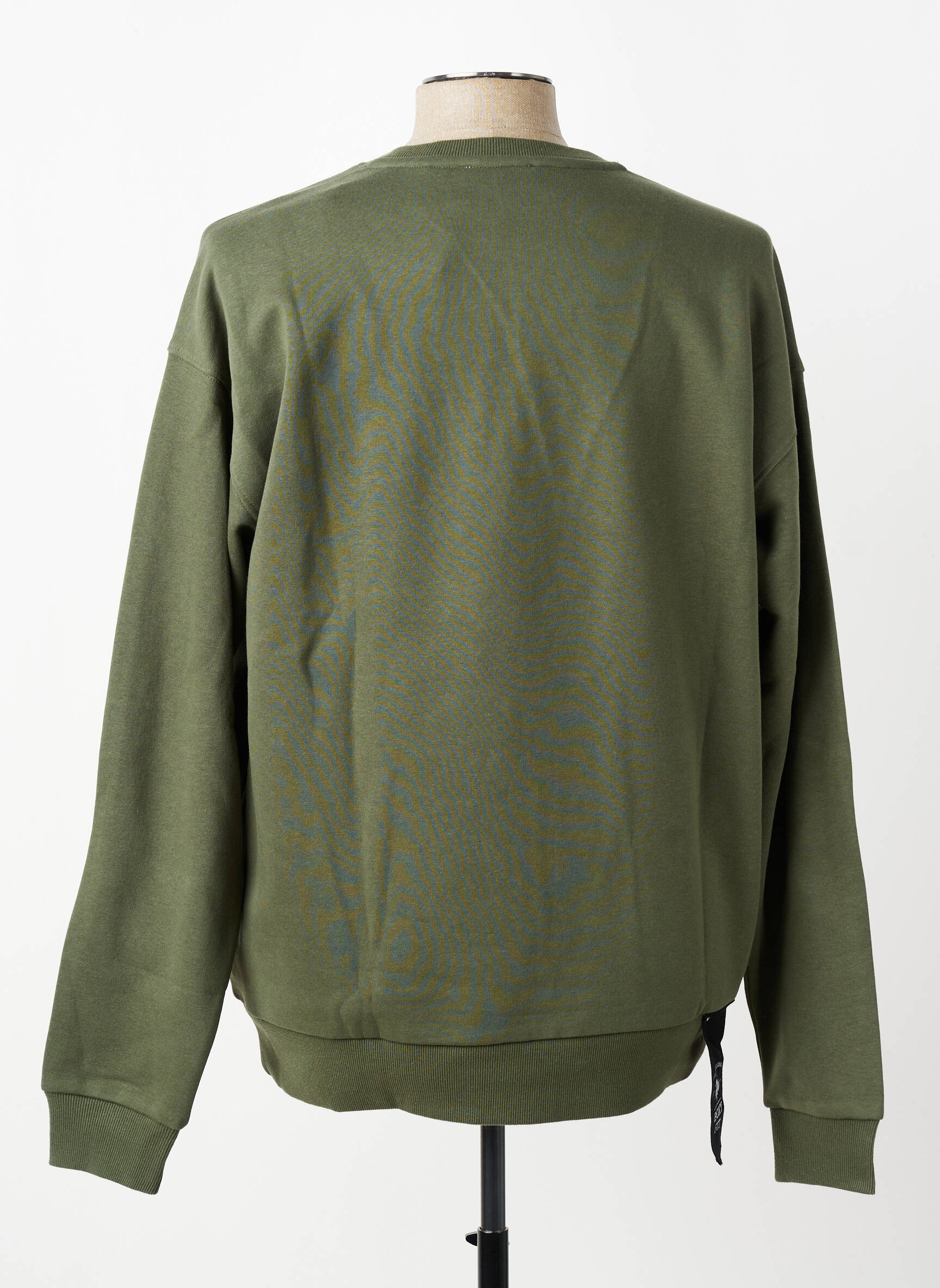 Sweat-shirt broderie manches longues vert U.S. POLO ASSN homme