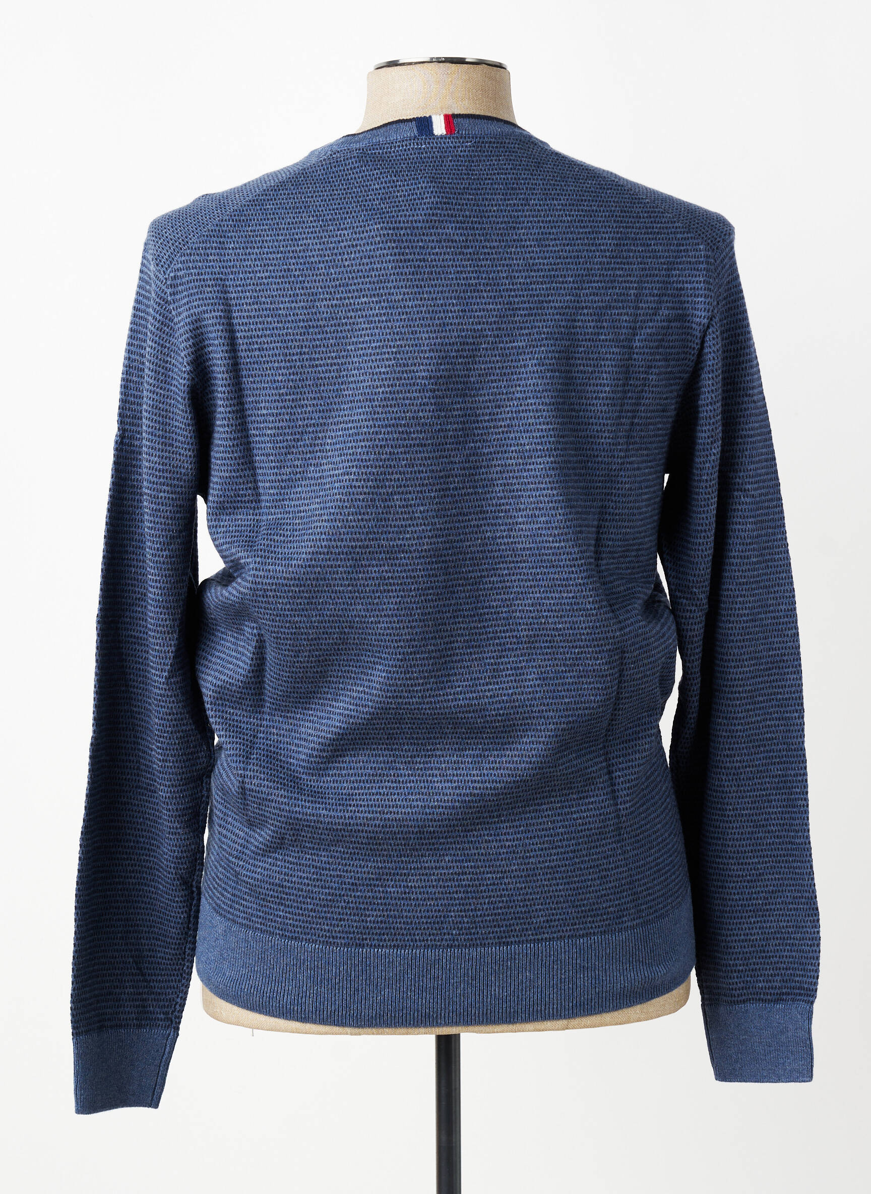 Pull col rond manches longues bleu U.S. POLO ASSN homme
