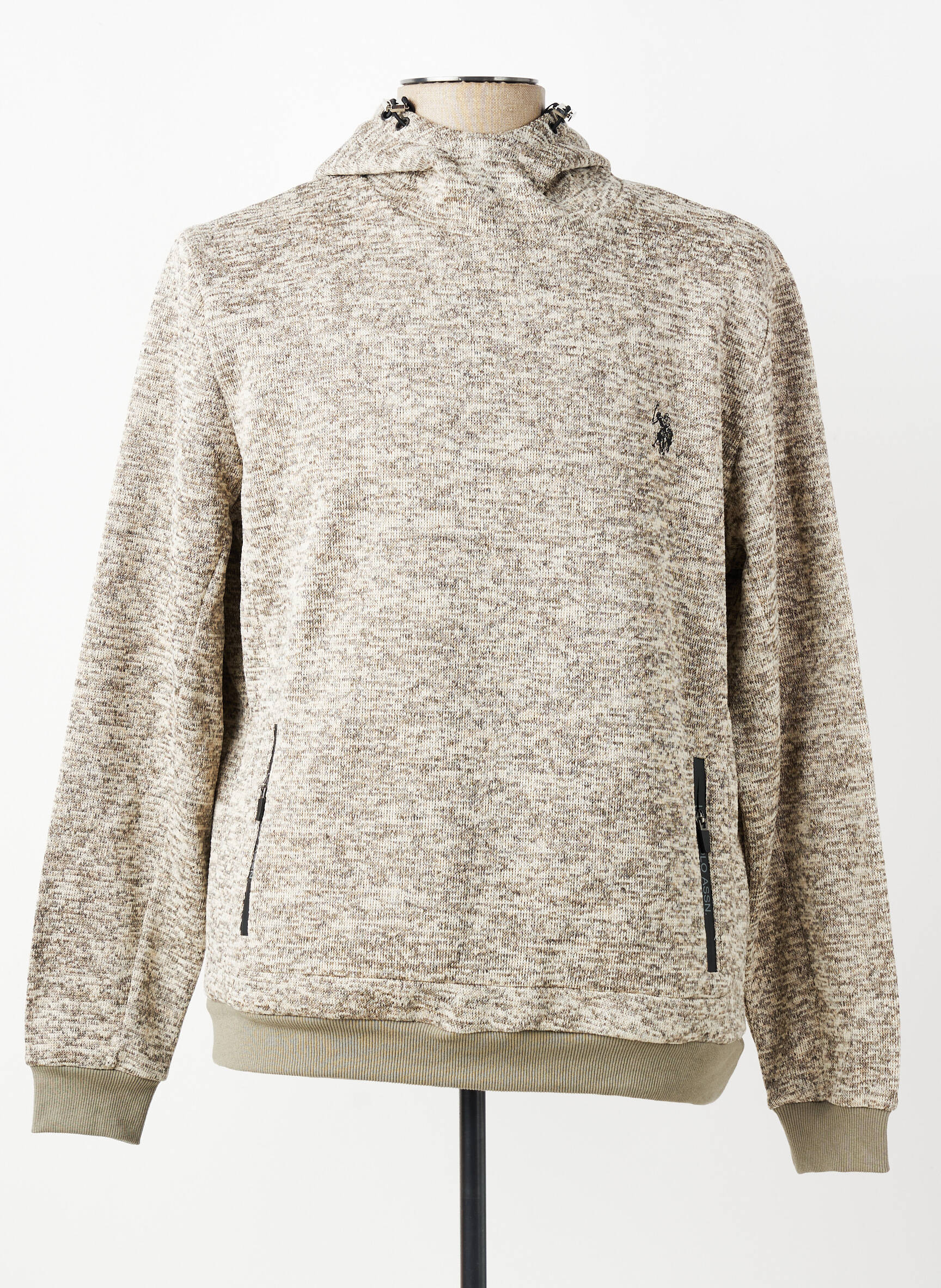 Sweat-shirt à capuche manches longues manches longues vert U.S. POLO ASSN homme