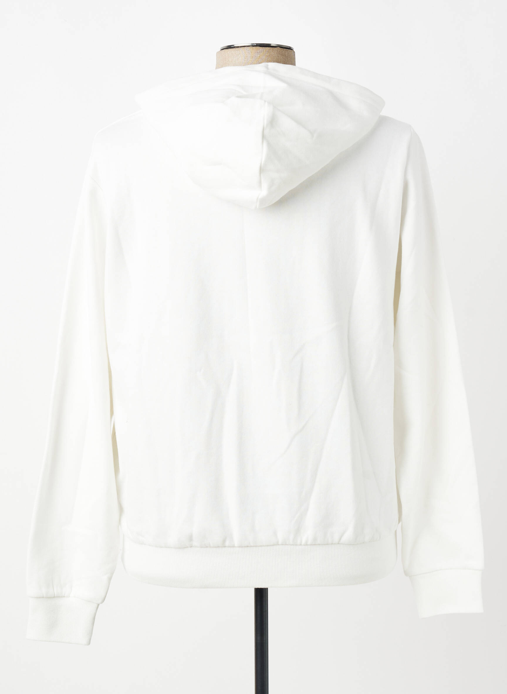 Sweat-shirt à capuche sérigraphie floquée manches longues blanc U.S. POLO ASSN homme