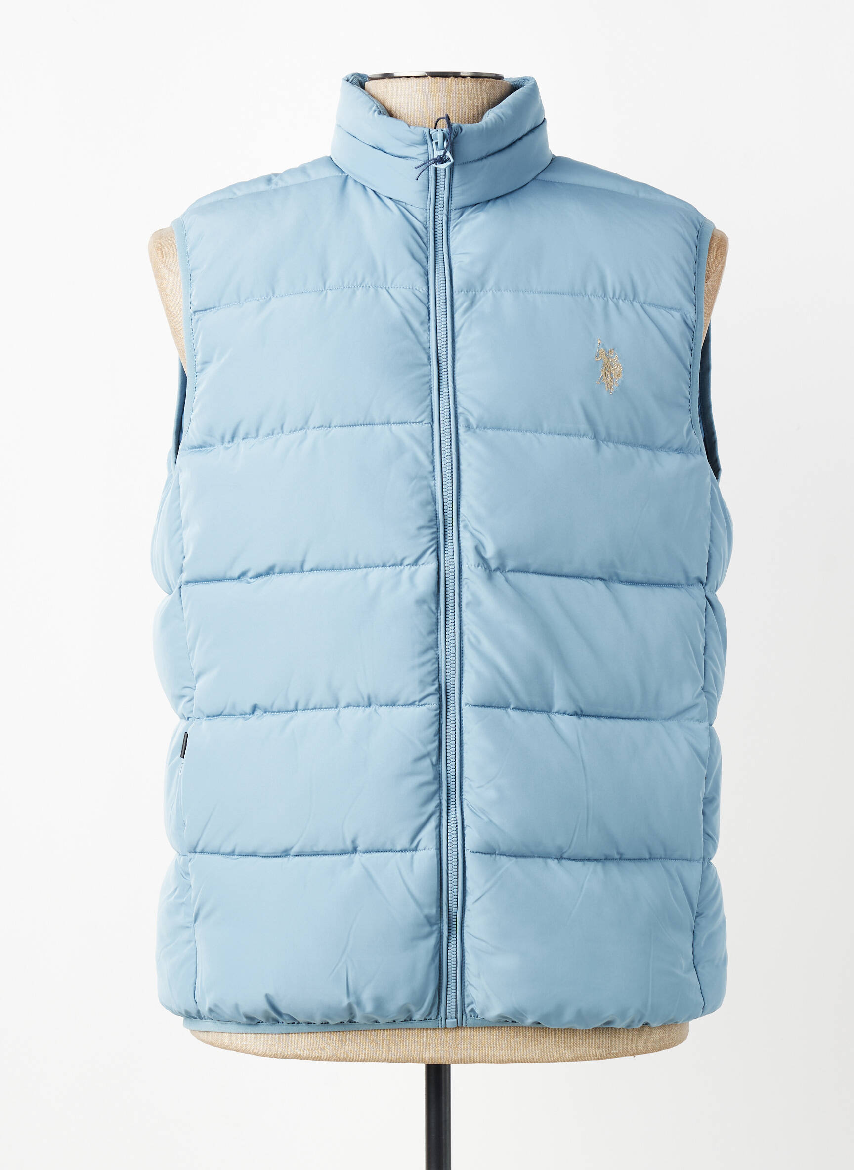 Doudoune finition intérieure doublée sans capuche bleu U.S. POLO ASSN homme