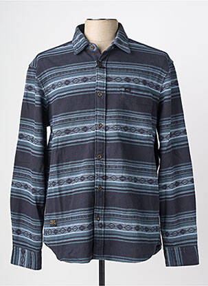 Veste casual fermeture boutonnée sur le devant bleu CAMEL ACTIVE homme