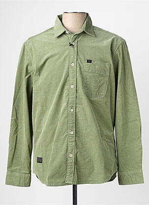 Chemise manches longues poches vert CAMEL ACTIVE homme