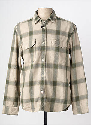 Chemise manches longues poches beige CAMEL ACTIVE homme