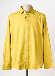 Chemise manches longues coupe cintrée jaune CAMEL ACTIVE homme