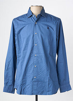 Chemise manches longues coupe cintrée bleu U.S. POLO ASSN homme