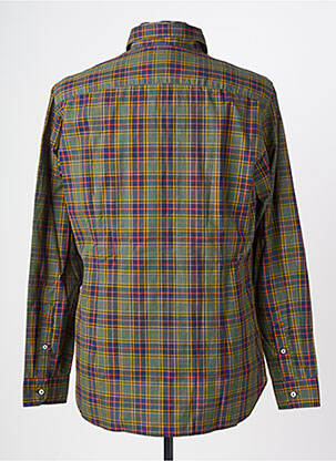 Chemise manches longues imprimé écossais vert U.S. POLO ASSN homme