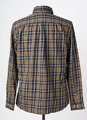 Chemise manches longues imprimé écossais marron U.S. POLO ASSN homme