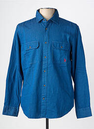 Chemise manches longues poches bleu U.S. POLO ASSN homme