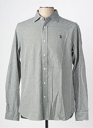 Chemise manches longues coupe cintrée vert U.S. POLO ASSN homme