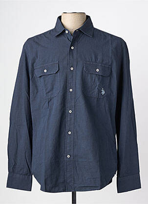 Chemise manches longues poches bleu U.S. POLO ASSN homme