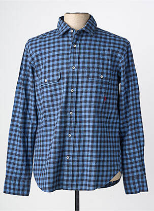 Chemise manches longues poches bleu U.S. POLO ASSN homme