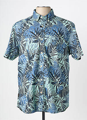 Chemise manches courtes imprimé tie and dye bleu CAMEL ACTIVE homme