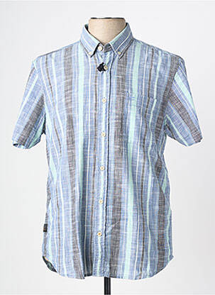 Chemise manches courtes coupe cintrée bleu CAMEL ACTIVE homme