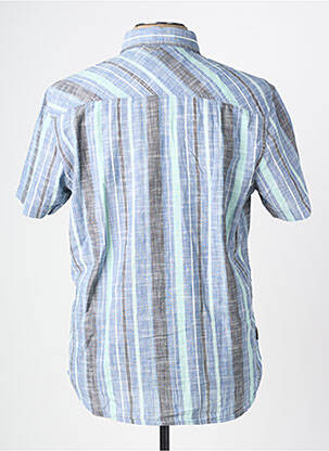 Chemise manches courtes coupe cintrée bleu CAMEL ACTIVE homme
