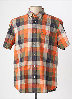 Chemise manches courtes poches orange CAMEL ACTIVE homme