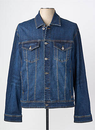 Veste casual fermeture boutonnée sur le devant bleu fonce U.S. POLO ASSN homme