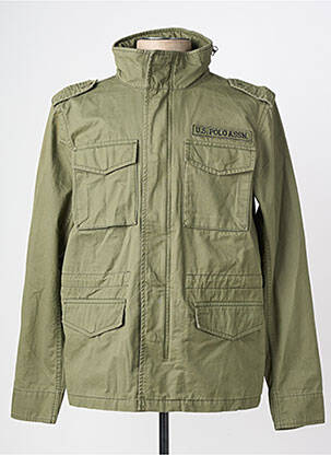 Parka manches longues sans capuche vert U.S. POLO ASSN homme
