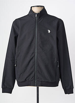 Veste casual resserrée sur le bas noir U.S. POLO ASSN homme