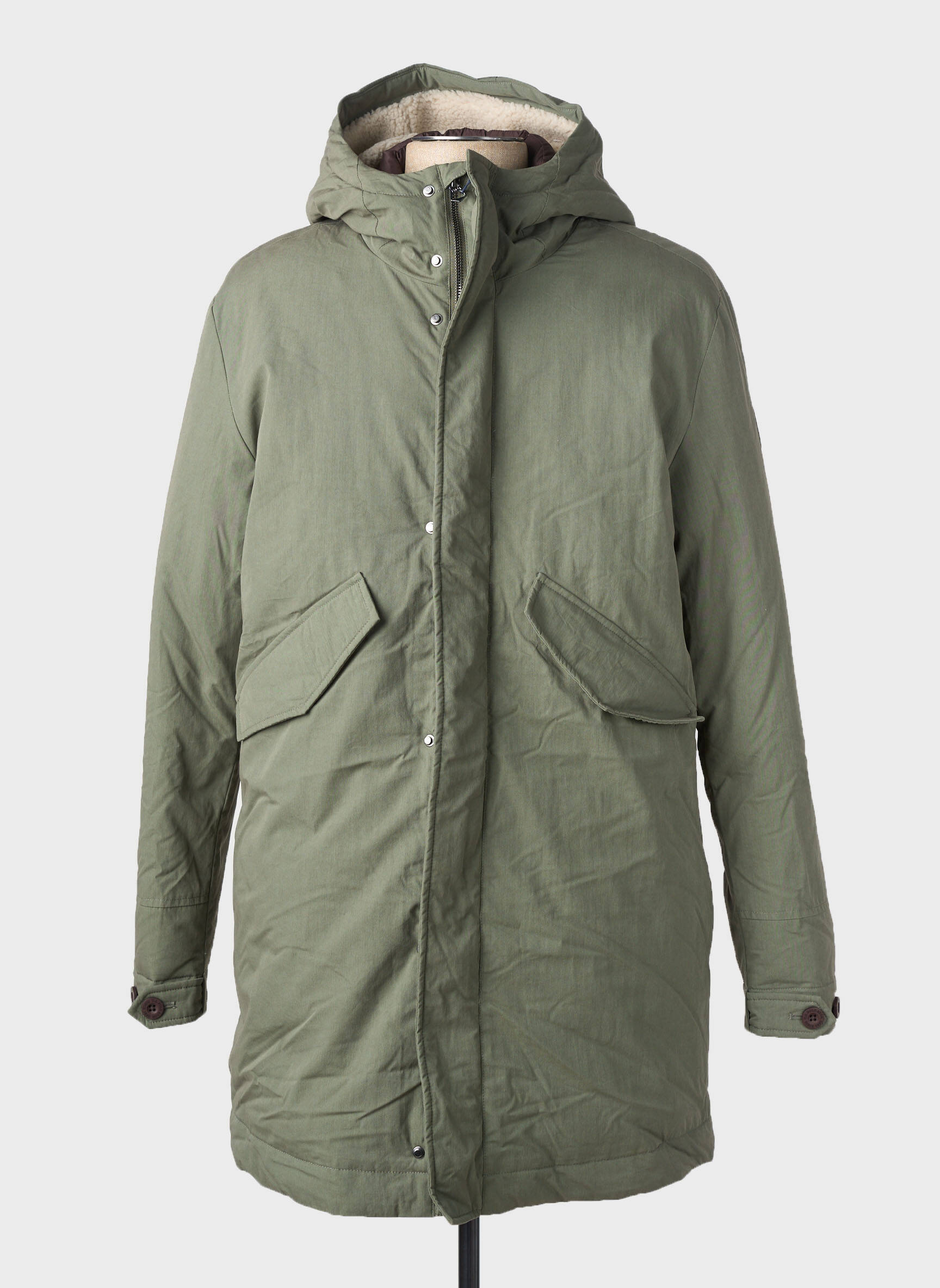 Doudoune poches a capuche vert U.S. POLO ASSN homme
