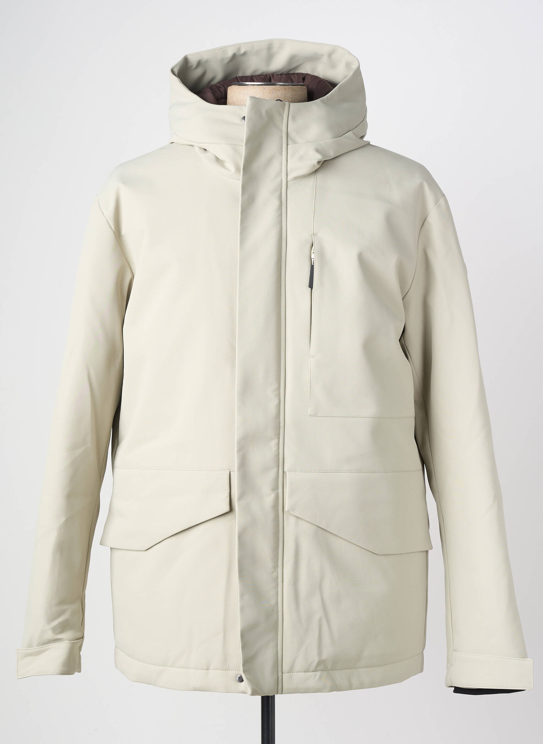 Doudoune poches a capuche beige U.S. POLO ASSN homme
