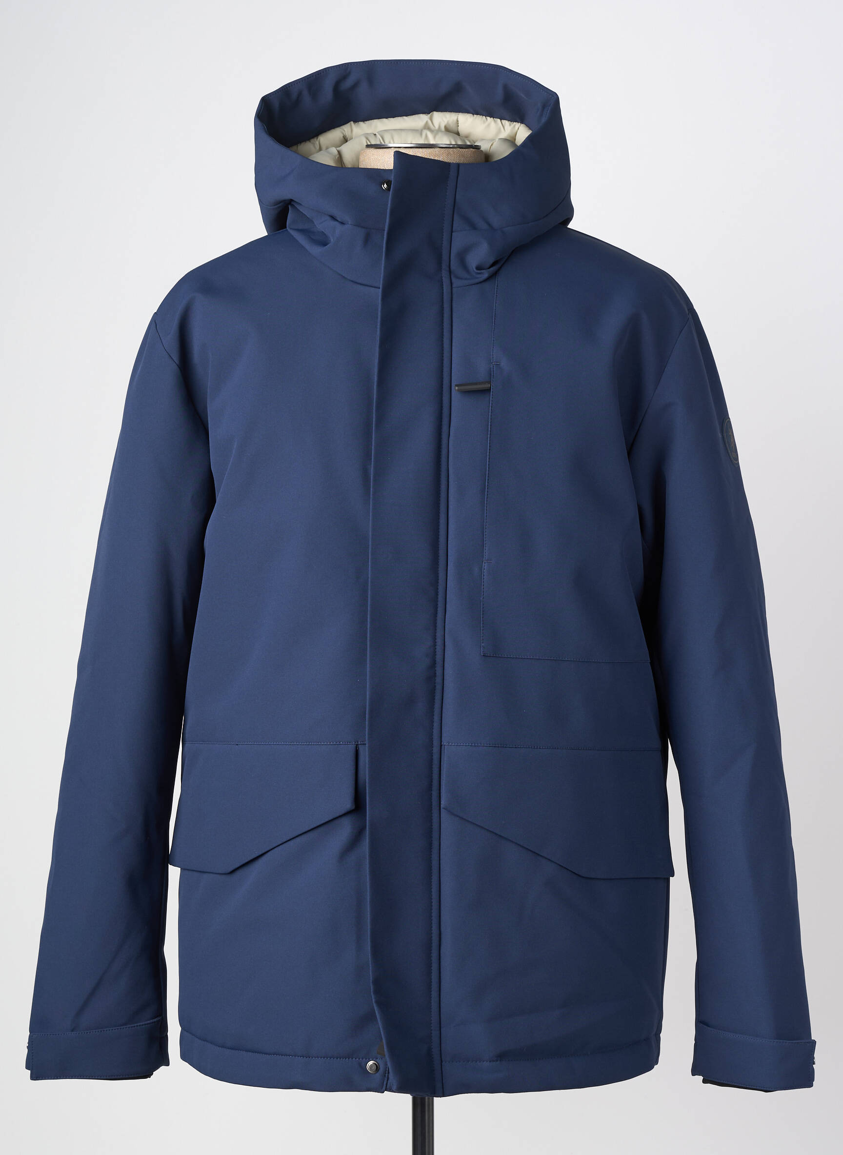 Doudoune poches a capuche bleu U.S. POLO ASSN homme
