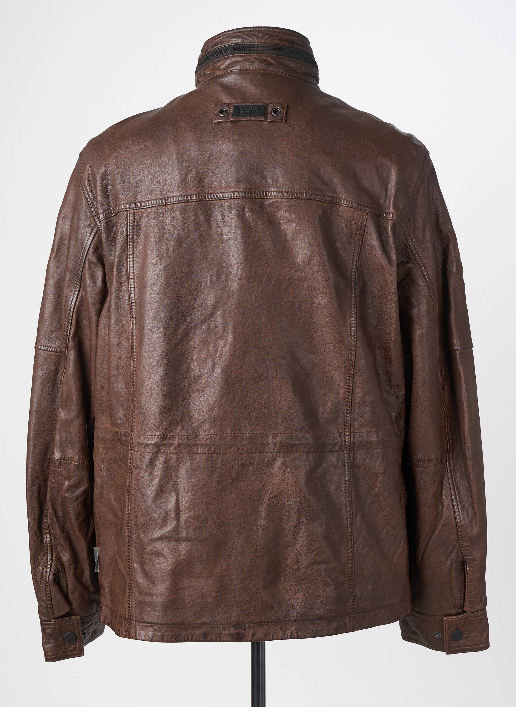 Veste en cuir poches marron CAMEL ACTIVE homme