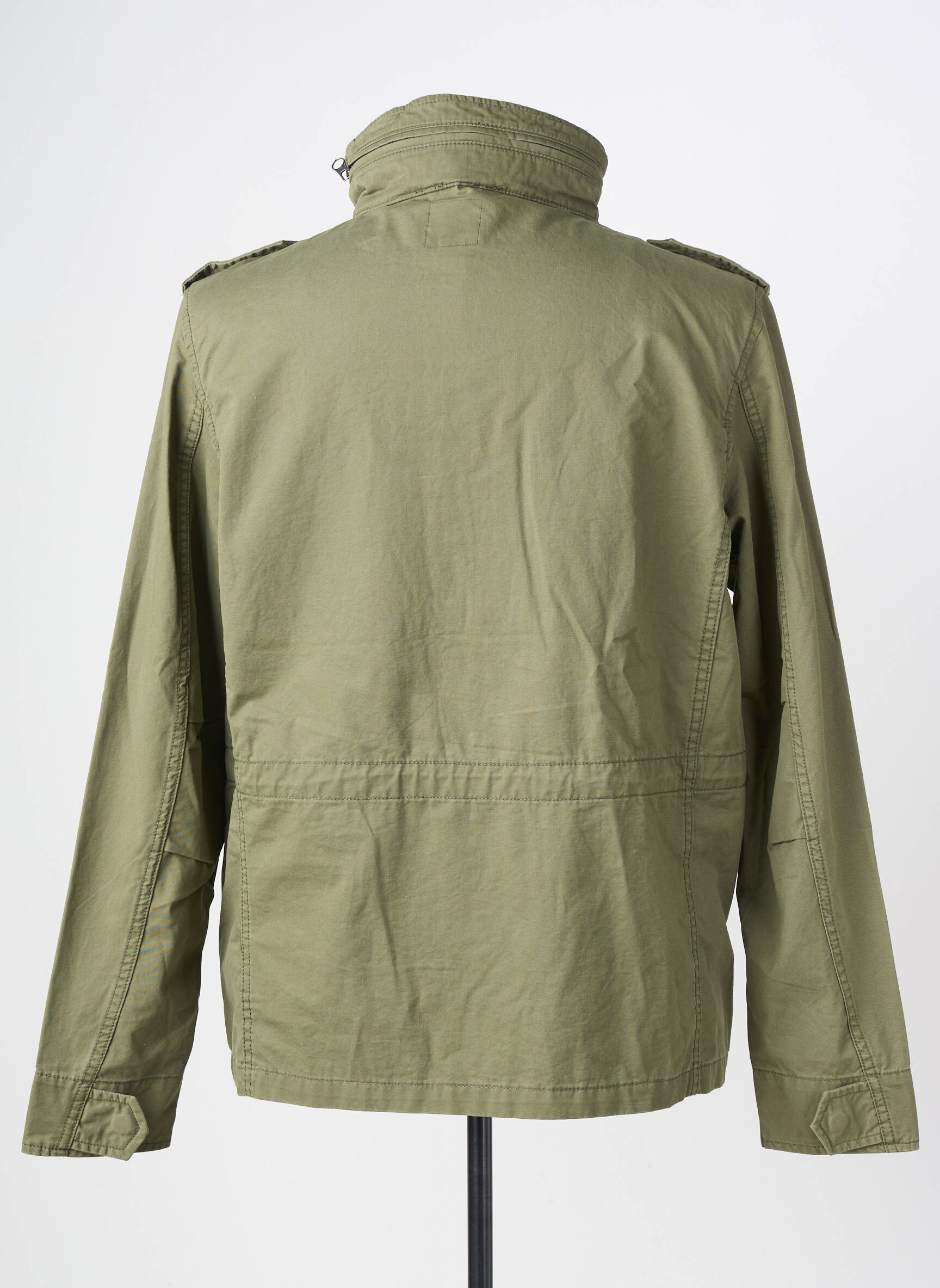 Parka manches longues sans capuche vert U.S. POLO ASSN homme