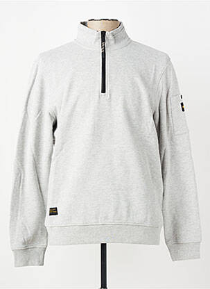 Sweat-shirt stretch manches longues gris CAMEL ACTIVE homme