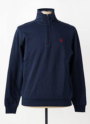 Sweat-shirt stretch manches longues bleu U.S. POLO ASSN homme