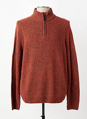 Pull stretch manches longues orange CAMEL ACTIVE homme